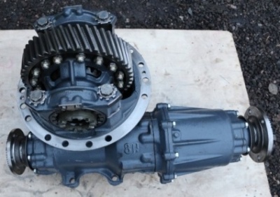 Передача гл. ср. моста в сб. с МОД (Z=46/16, фл. кр. со шлицами, 4 отв. с МО и МКБ)